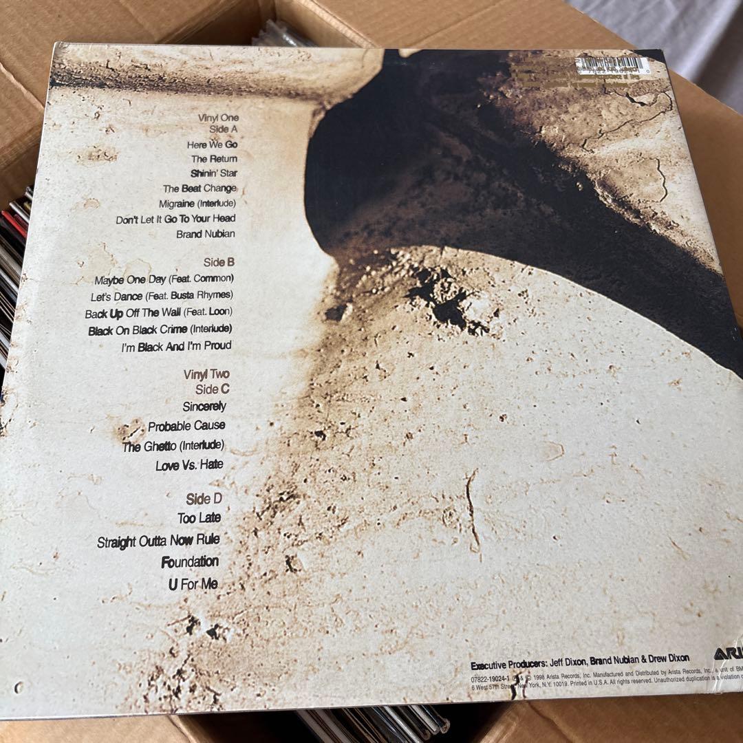 Brand Nubian - Foundation 2LP Vinyl Record 1998 Hip Hop Arista