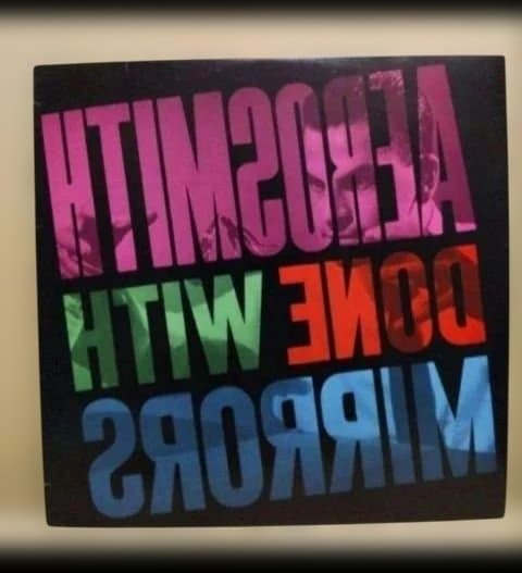Aerosmith - Done With Mirrors Vinyl LP Japan First Pressing w/ Obi & Liner Notes