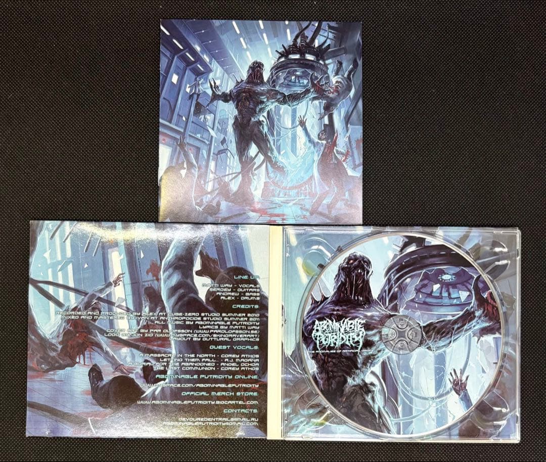 Abominable Putridity - The Anomalies Of Artificial Origin CD Digipak 2012