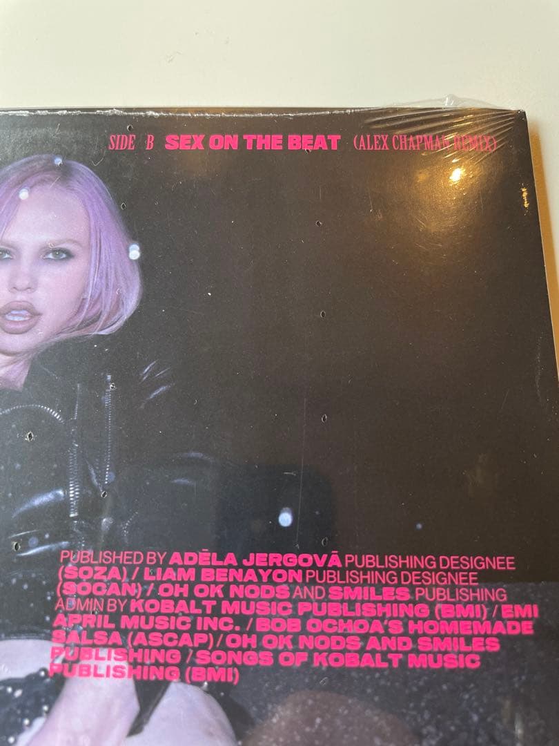 Adela - Sex On The Beat 7-inch Vinyl Record Pink Color Sealed Japan