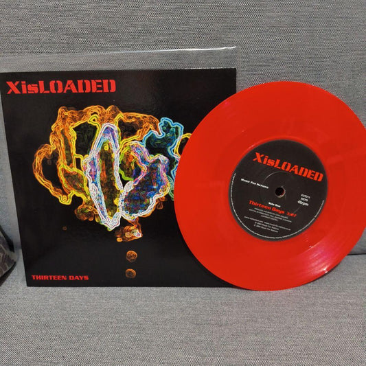 XisLoaded - Thirteen Days 7" Single Red Vinyl Record 2004 Music For Nations