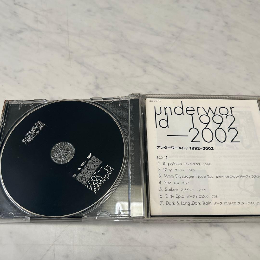Underworld 1992-2002 3-Disc Set 2CD+DVD Japan Press with OBI Limited Edition