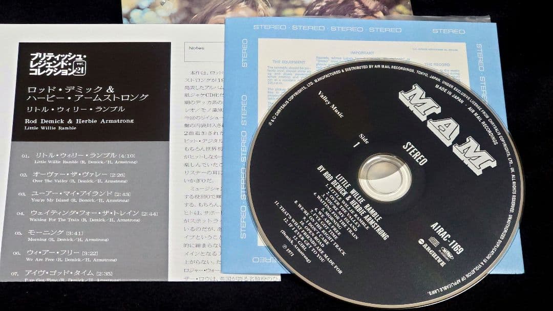 Rod Demick & Herbie Armstrong - Little Willie Ramble CD Japan Press 2006