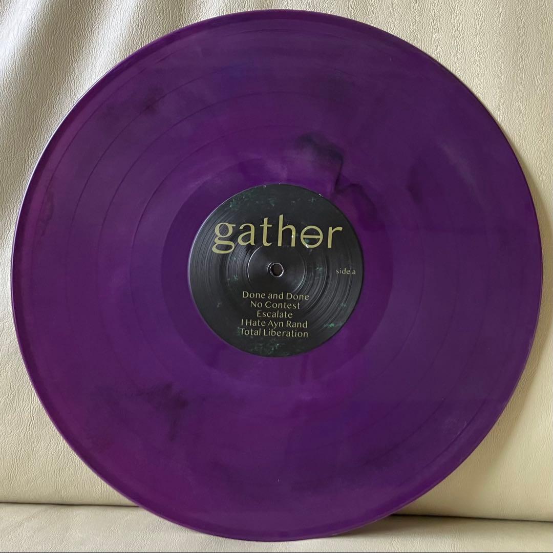 Gather - Total Liberation LP Purple Vinyl Hardcore Indecision Records US Pressin