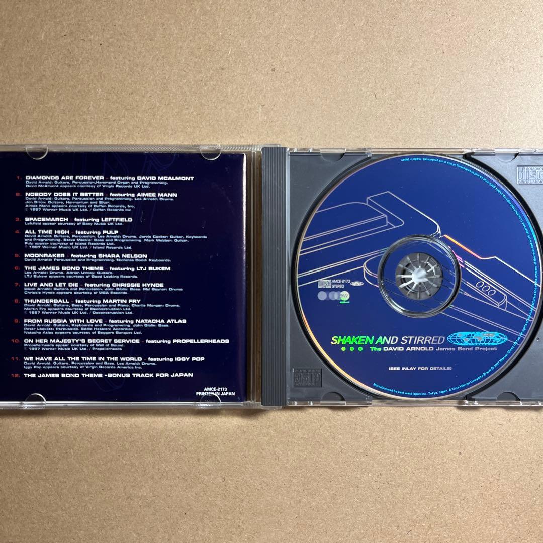 David Arnold Shaken And Stirred CD Japan Press with OBI 1997 James Bond Project