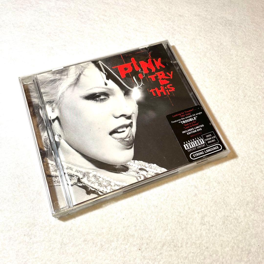 P!NK Try This CD+DVD Limited Edition 2003 Pop Rock Album Rare