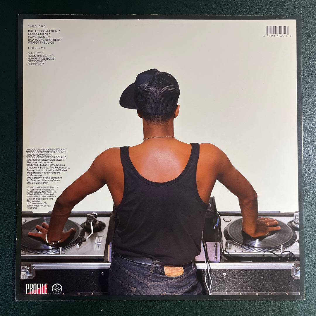 Derek B - Bullet From A Gun LP 1988 UK Hip Hop Profile Records