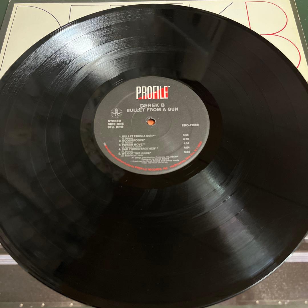 Derek B - Bullet From A Gun LP 1988 UK Hip Hop Profile Records
