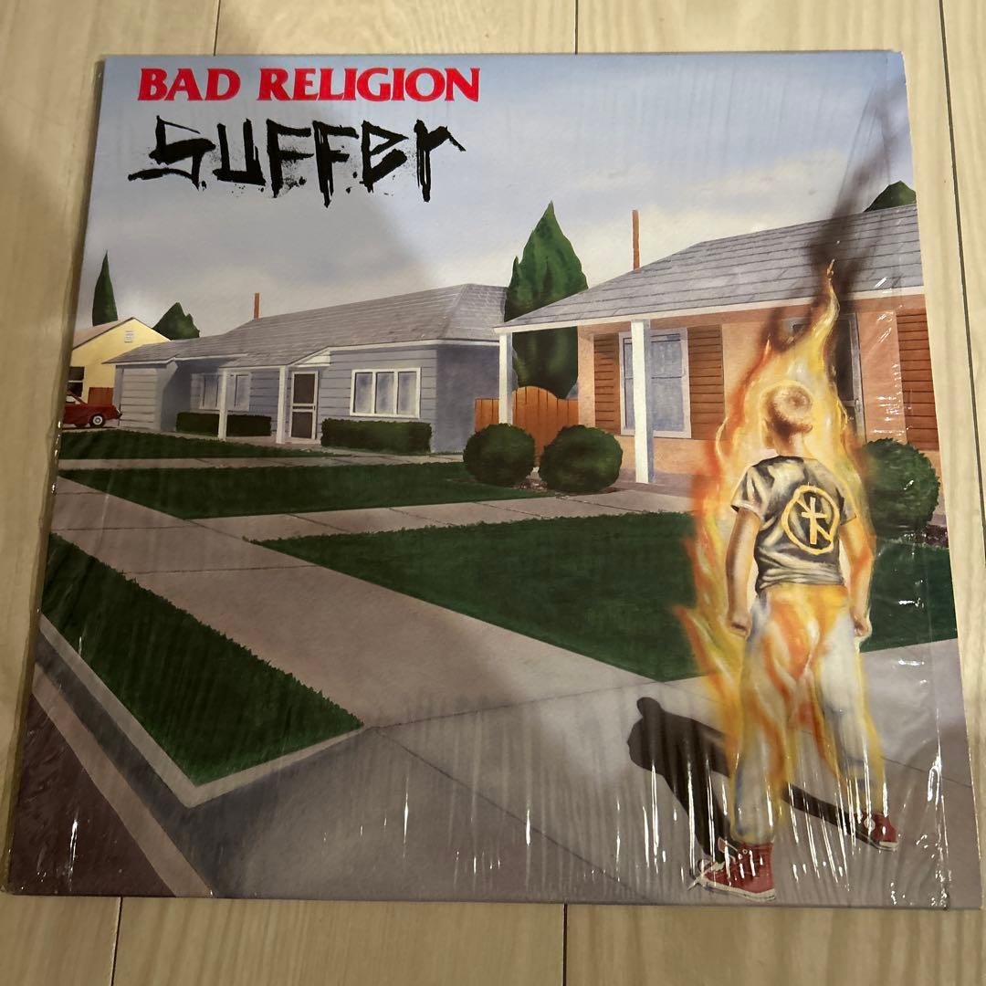 BAD RELIGION SUFFER Vinyl Record Black Unopened 1988 Punk 80s Collectible | Japansoundstore