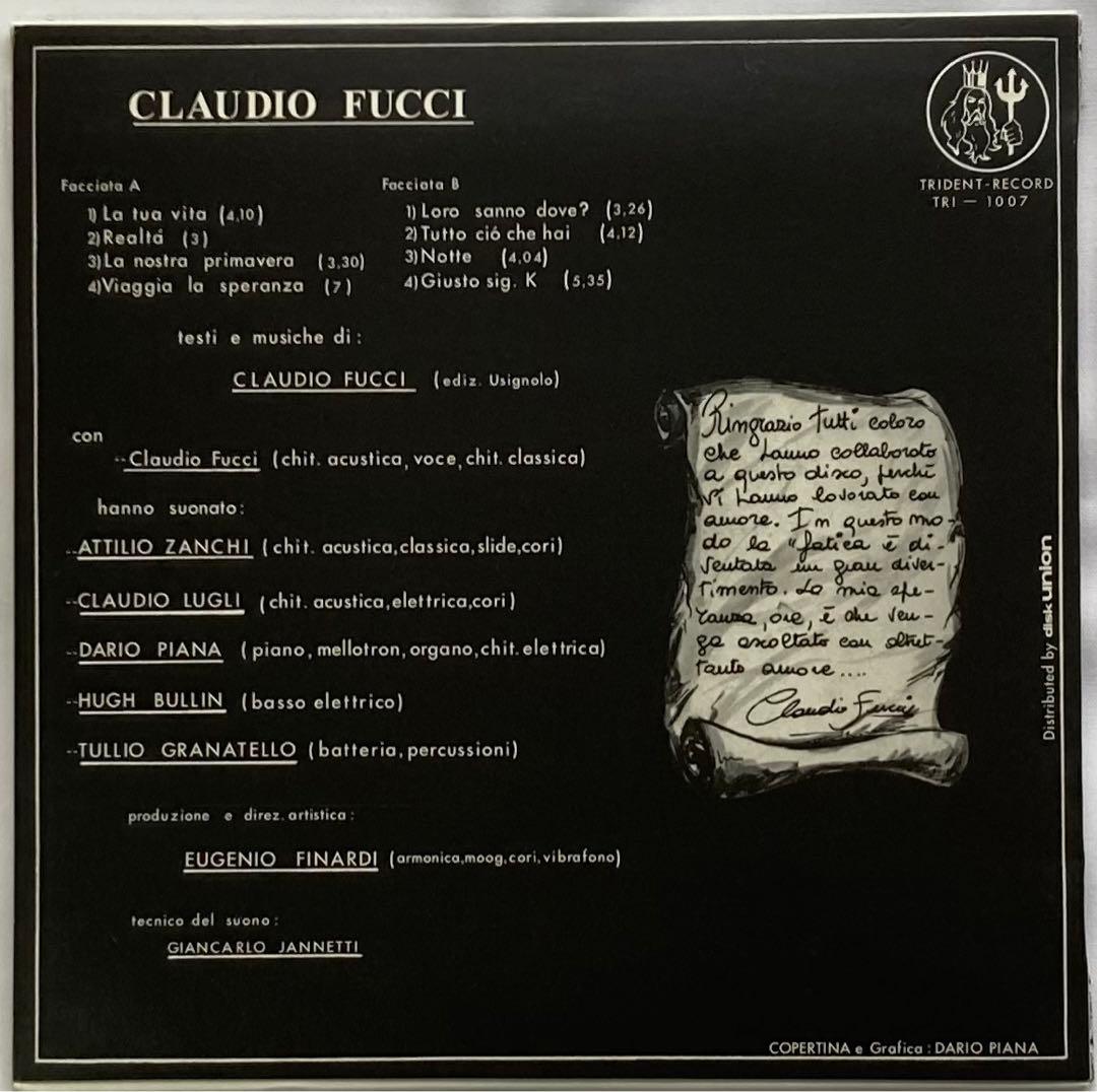 Claudio Fucci - Self-Titled Japan Mini LP CD, 2003 Remaster, Arcangelo ARC-7033