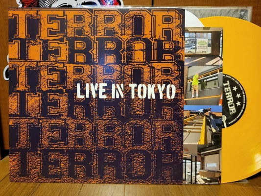 TERROR Live In Tokyo Vinyl LP Orange Color Record Hardcore Punk Japan Import