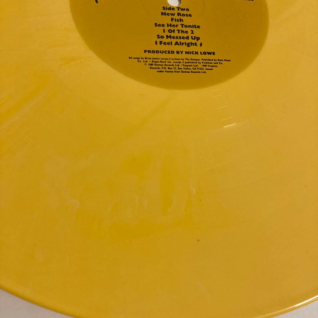 The Damned Damned Damned Damned LP Yellow Vinyl Frontier Punk Classic