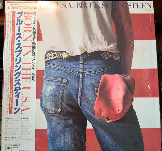 Bruce Springsteen Born In The U.S.A. LP 1984 Japan Vinyl Record with Obi