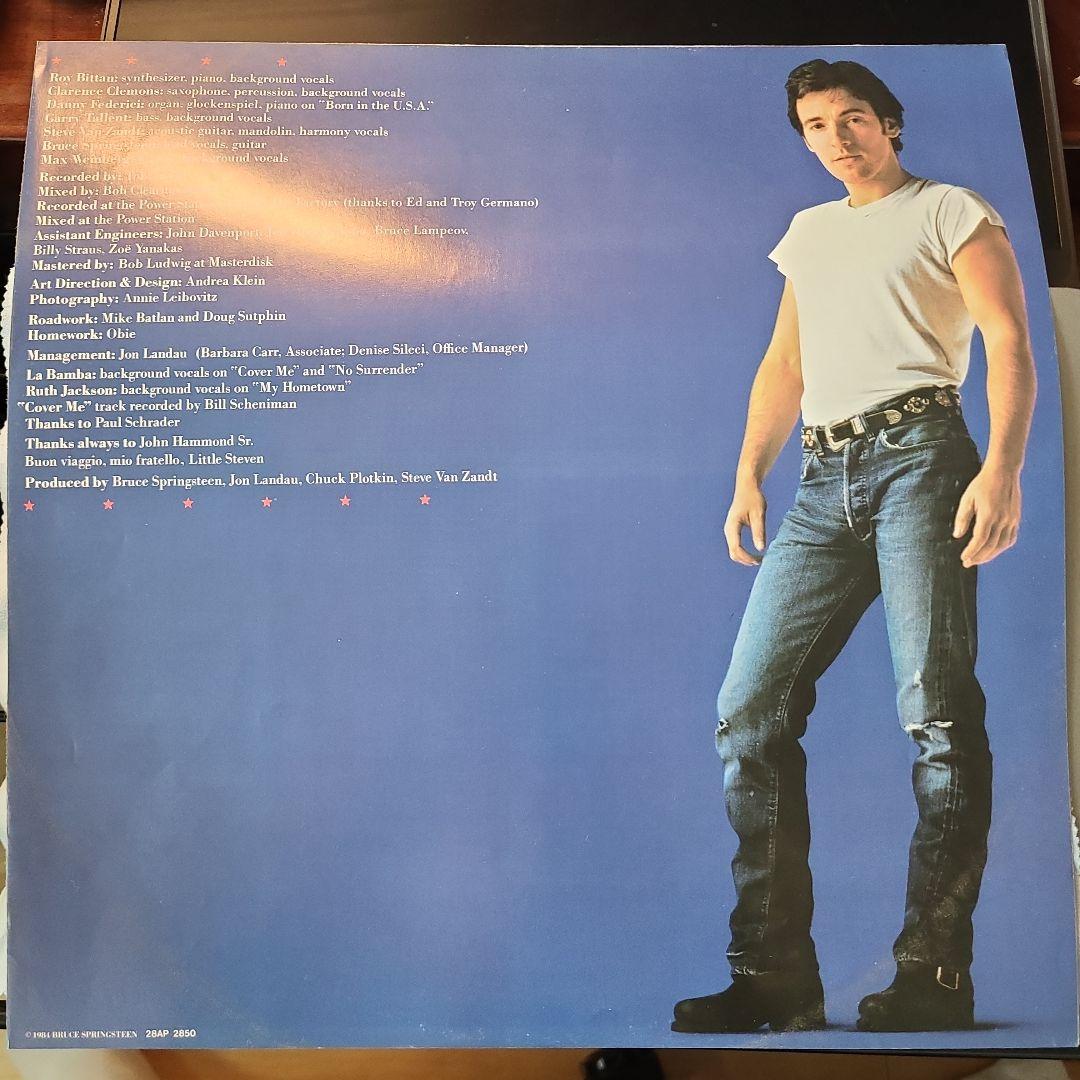 Bruce Springsteen Born In The U.S.A. LP 1984 Japan Vinyl Record with Obi