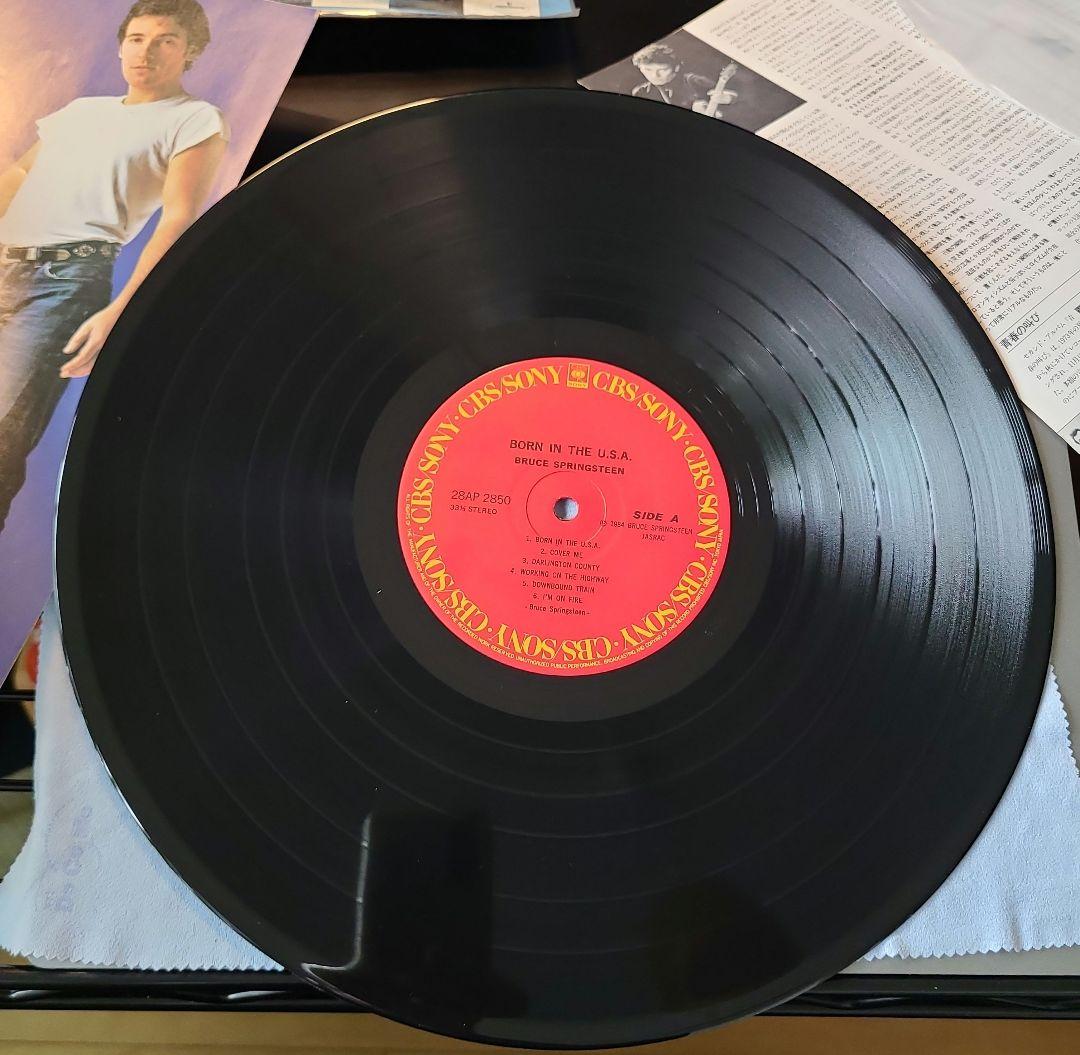 Bruce Springsteen Born In The U.S.A. LP 1984 Japan Vinyl Record with Obi