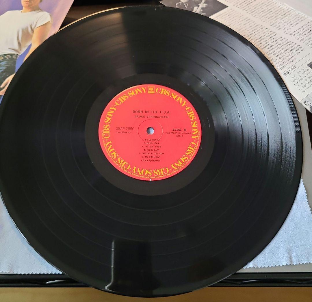 Bruce Springsteen Born In The U.S.A. LP 1984 Japan Vinyl Record with Obi