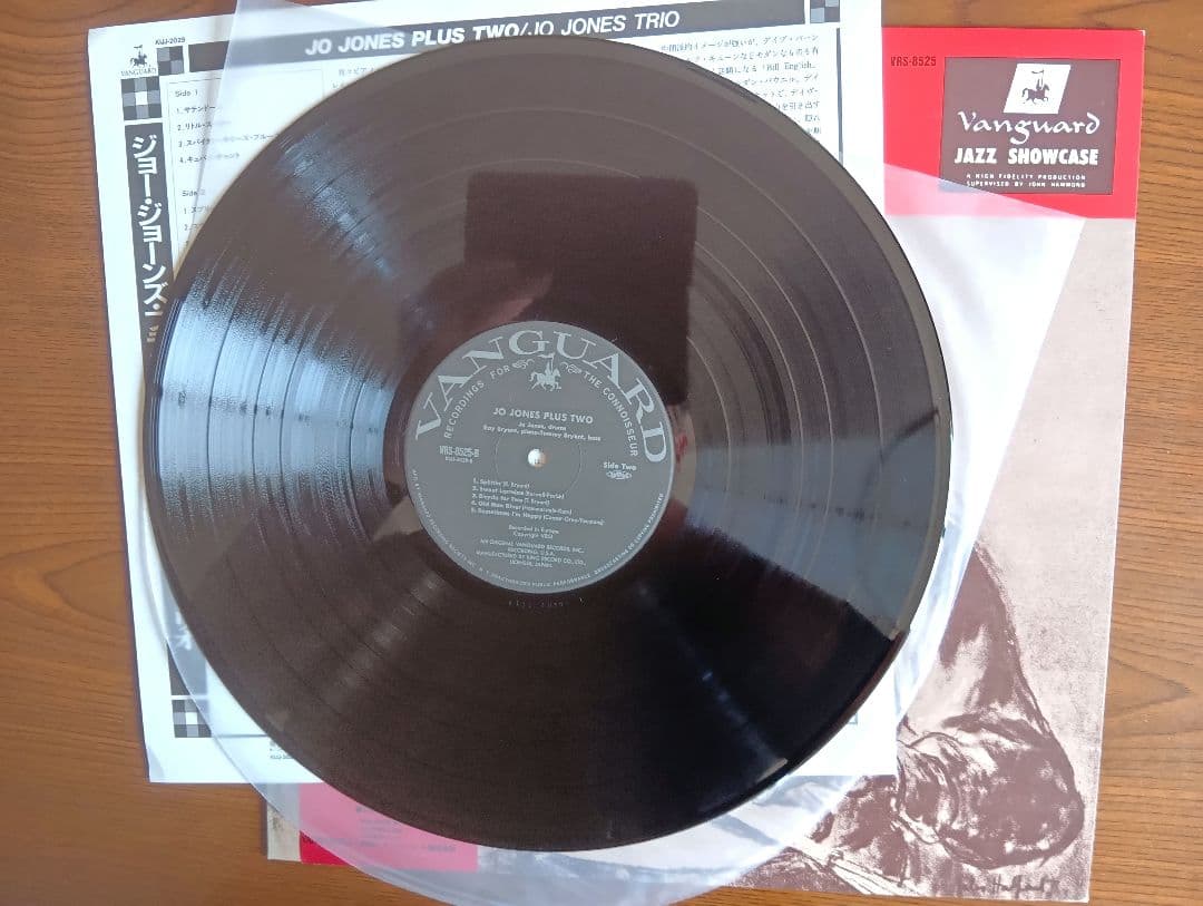 Jo Jones Plus Two Jazz Record Mono VG+ Vanguard Limited Edition | Japansoundstore