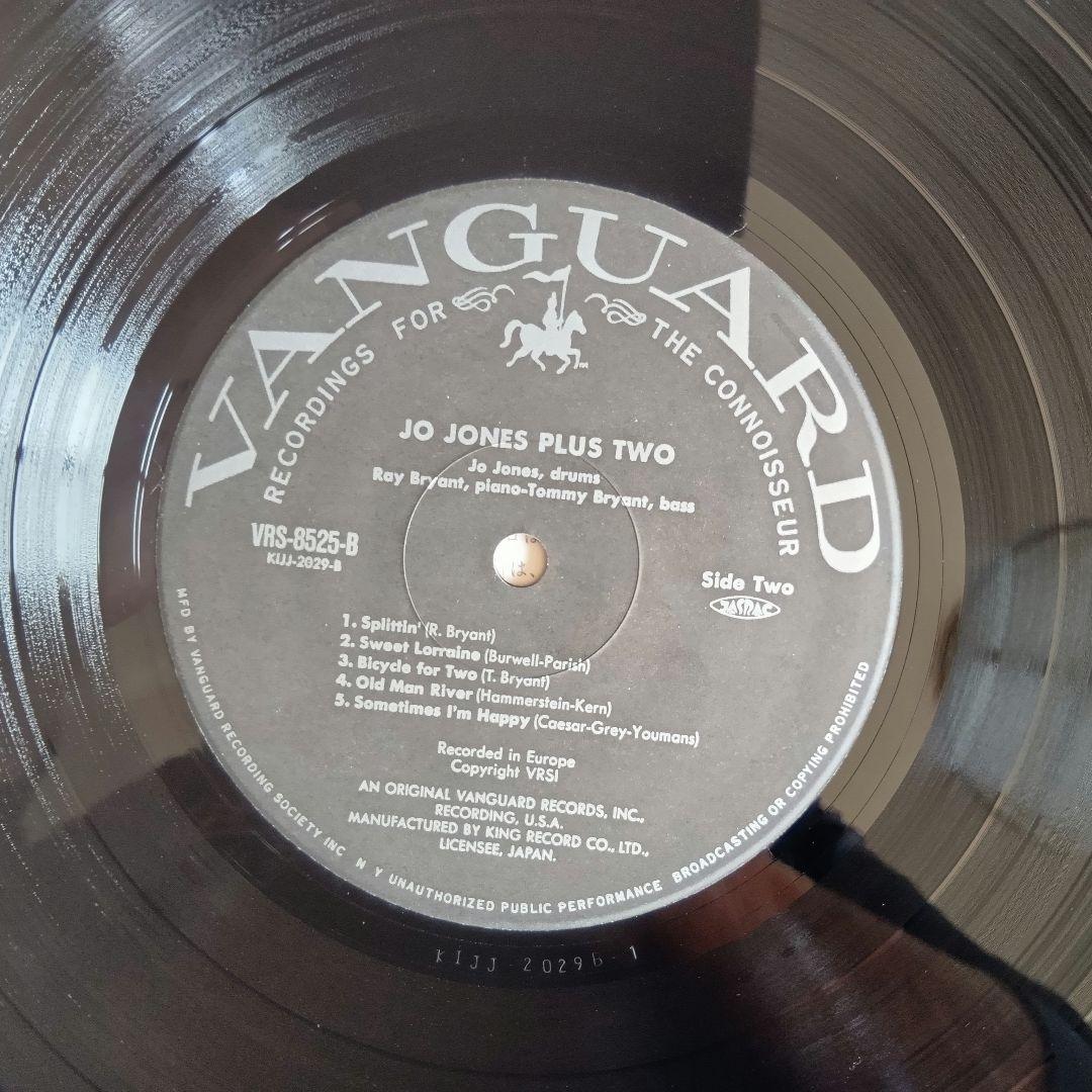 Jo Jones Plus Two Jazz Record Mono VG+ Vanguard Limited Edition | Japansoundstore
