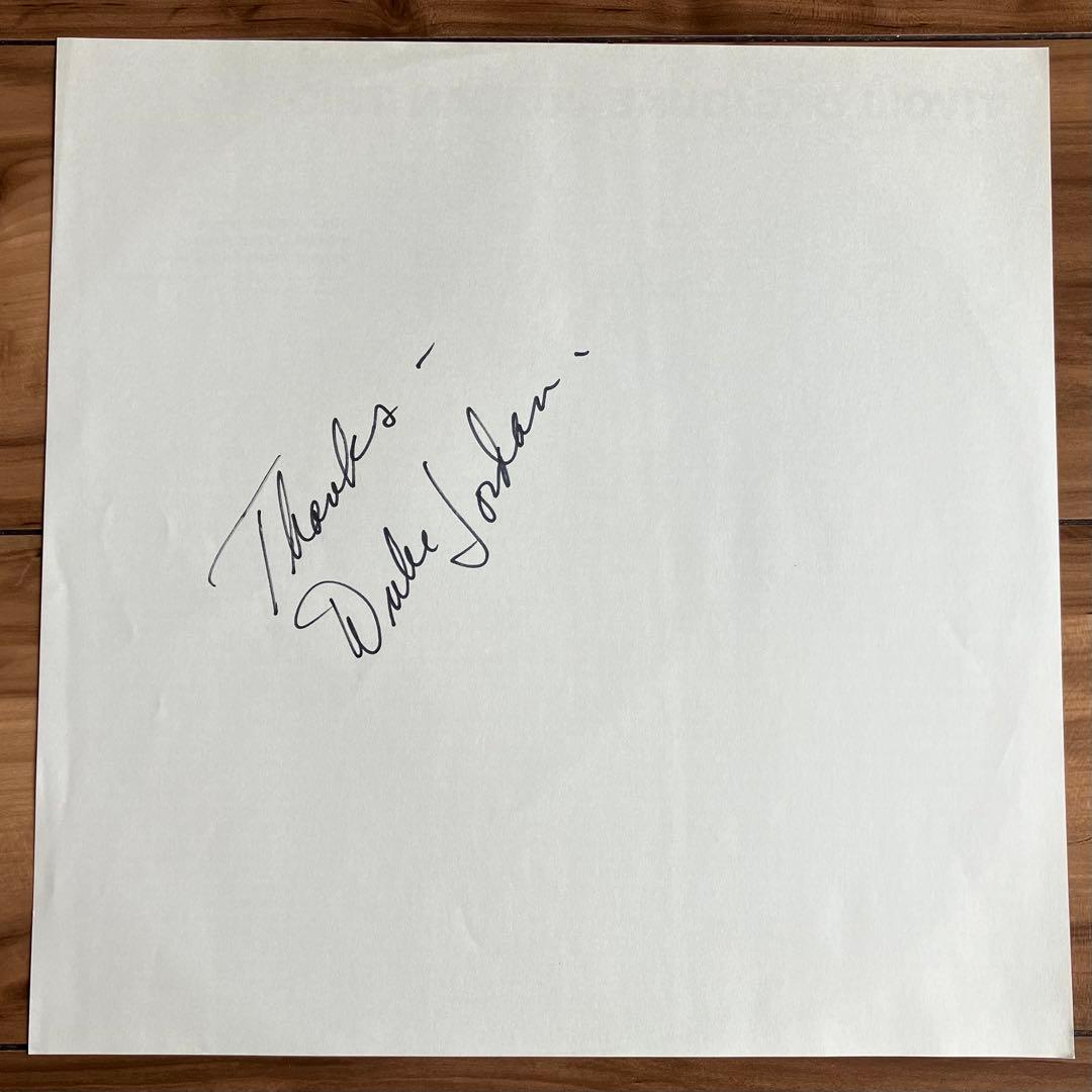 Duke Jordan Trio - Tivoli One LP Japan Pressing SIGNED by Duke Jordan