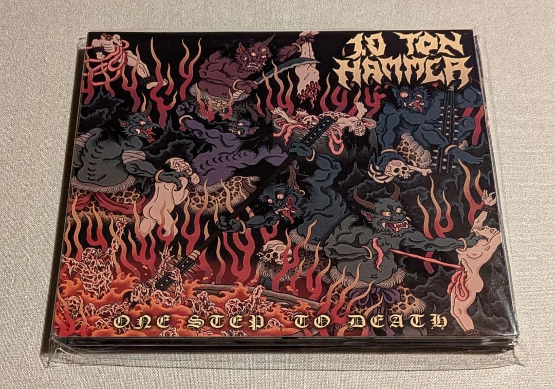 10 Ton Hammer - One Step To Death CD Limited Edition Italian Hardcore