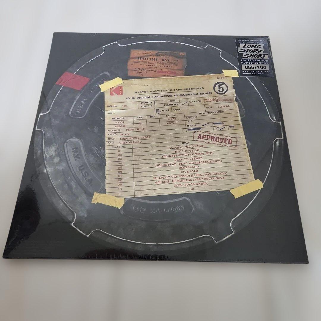 M.A.V. & Pete Twist - Long Story Short Vinyl LP Galaxy Metal Edition Limited
