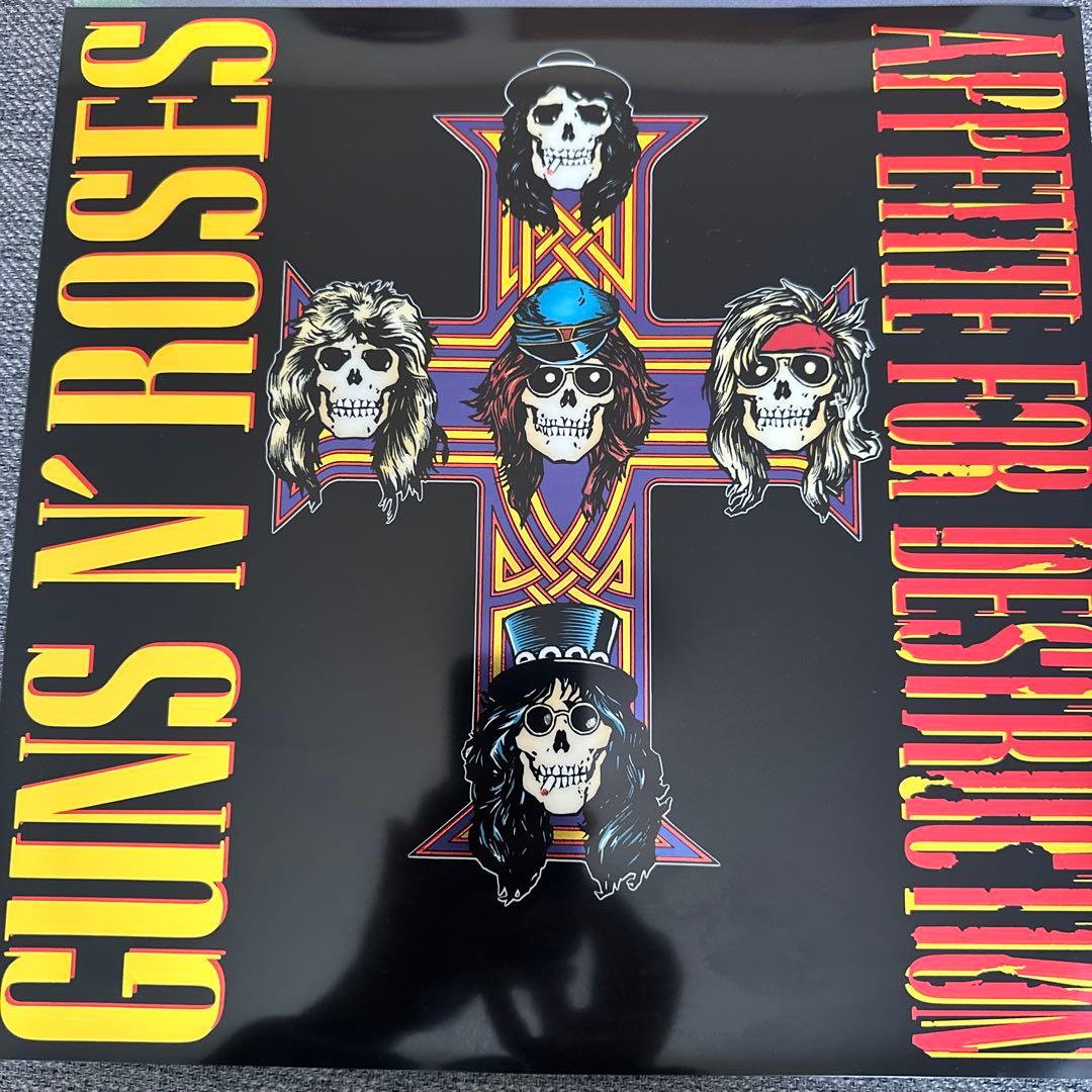 Guns N' Roses Appetite for Destruction 2LP Japanese Hologram Vinyl Near Mint | Japansoundstore
