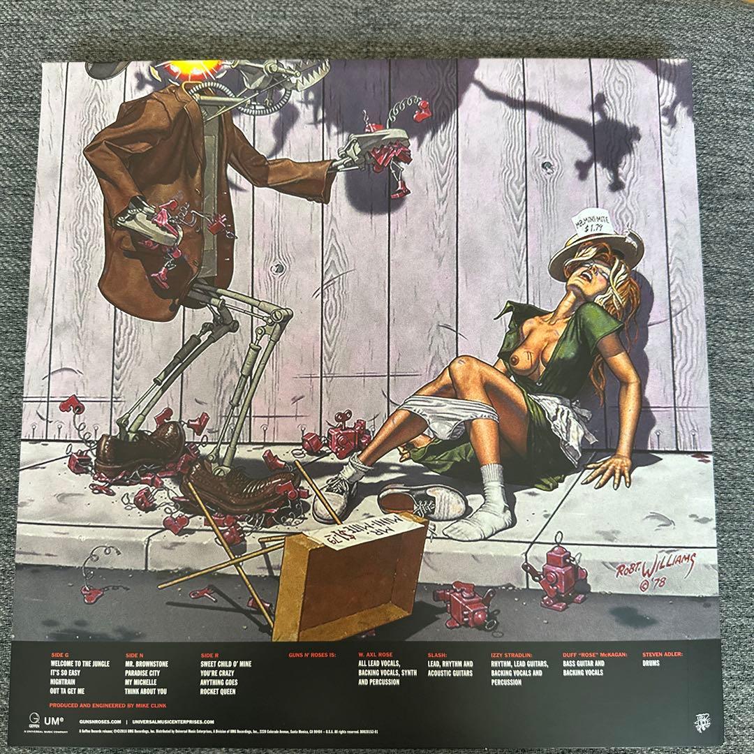 Guns N' Roses Appetite for Destruction 2LP Japanese Hologram Vinyl Near Mint | Japansoundstore