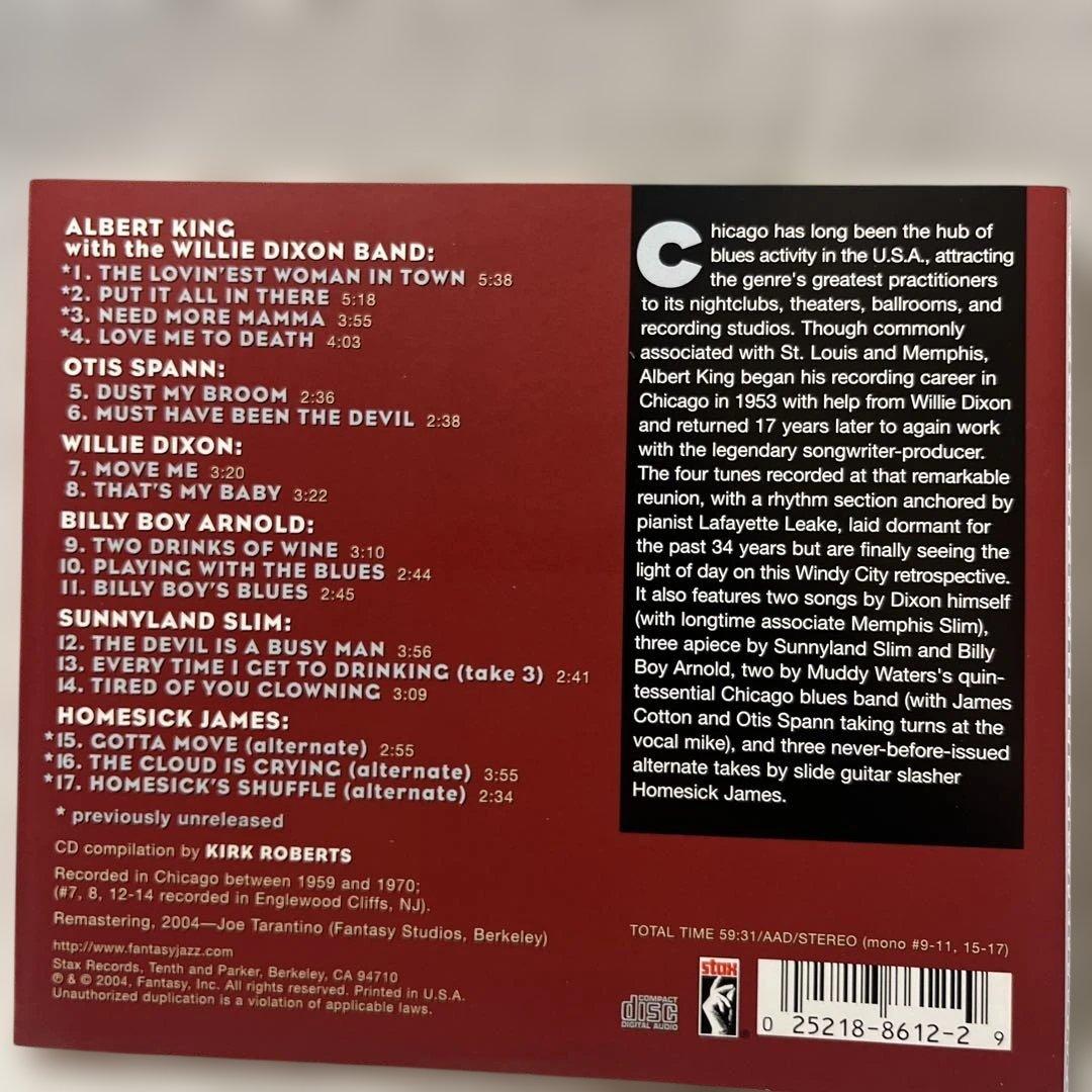 Windy City Blues CD Albert King Willie Dixon Otis Spann Stax 2004 Compilation