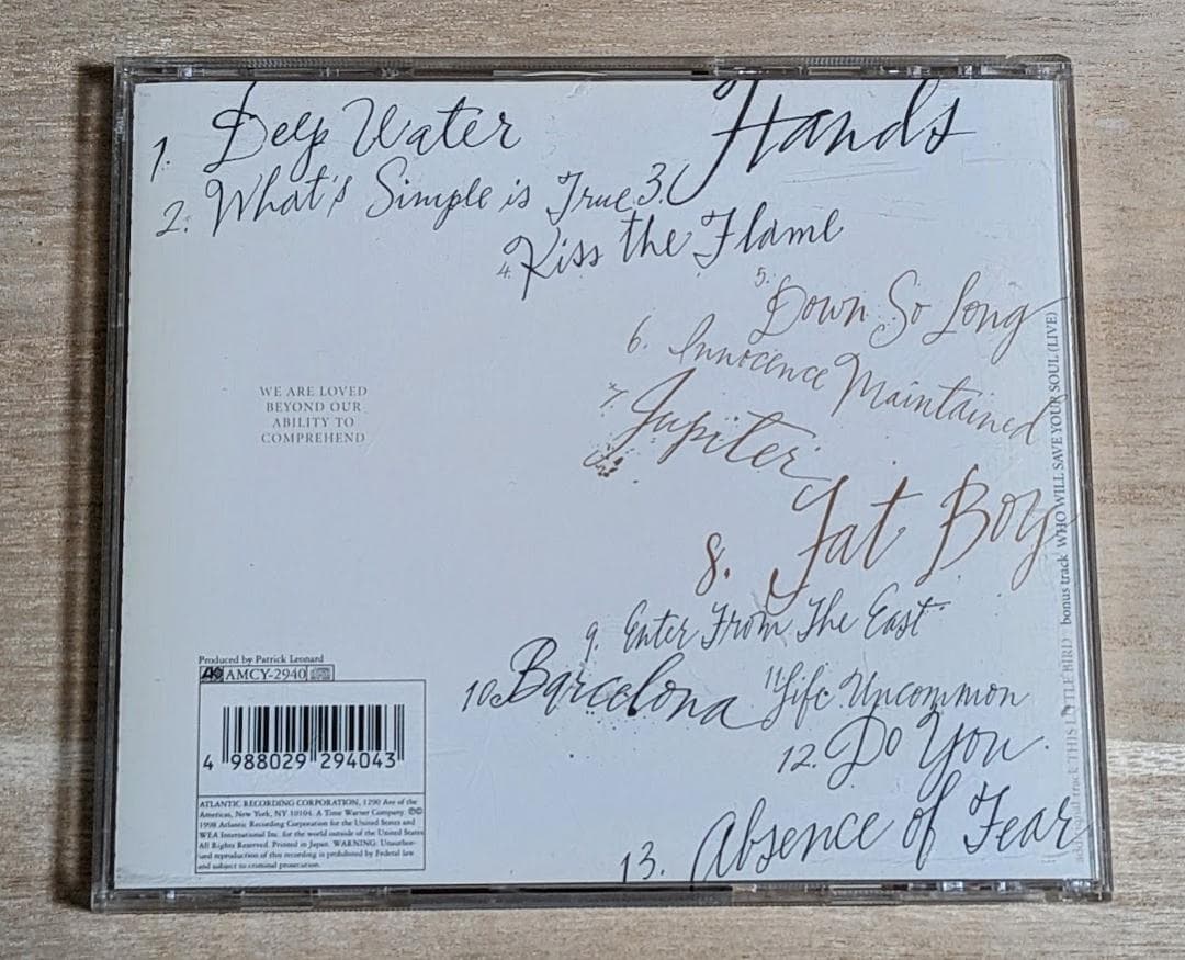 Jewel Spirit CD Japan Press 1998 w/ OBI Bonus Track Hands Singer-Songwriter