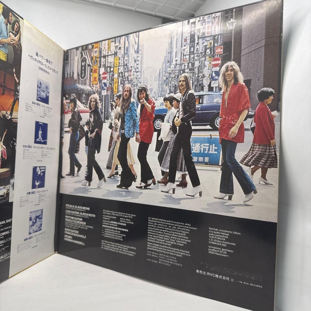 Scorpions Tokyo Tapes 2LP Vinyl Record Japan 1978 Live Original w/ Obi