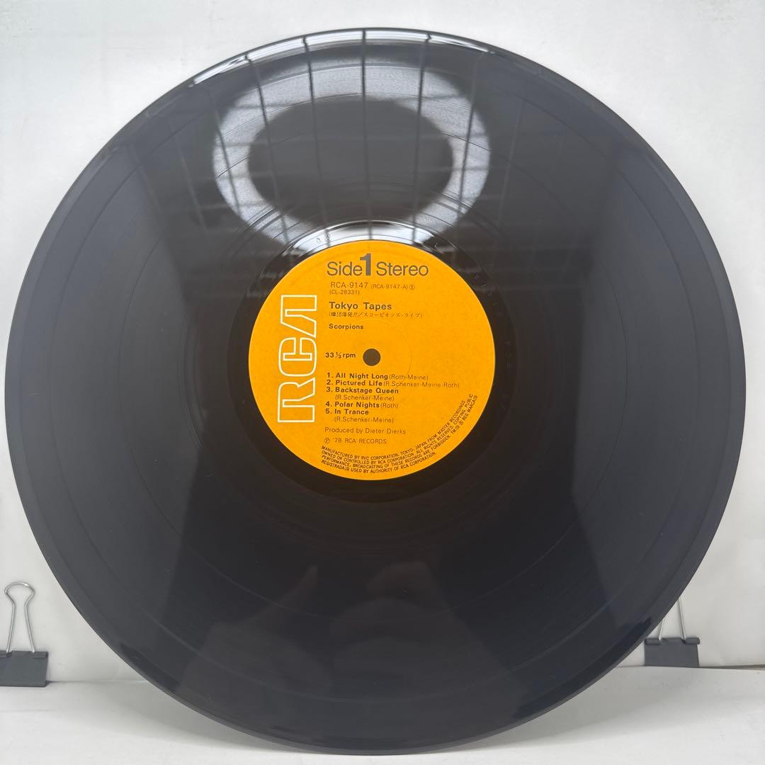 Scorpions Tokyo Tapes 2LP Vinyl Record Japan 1978 Live Original w/ Obi