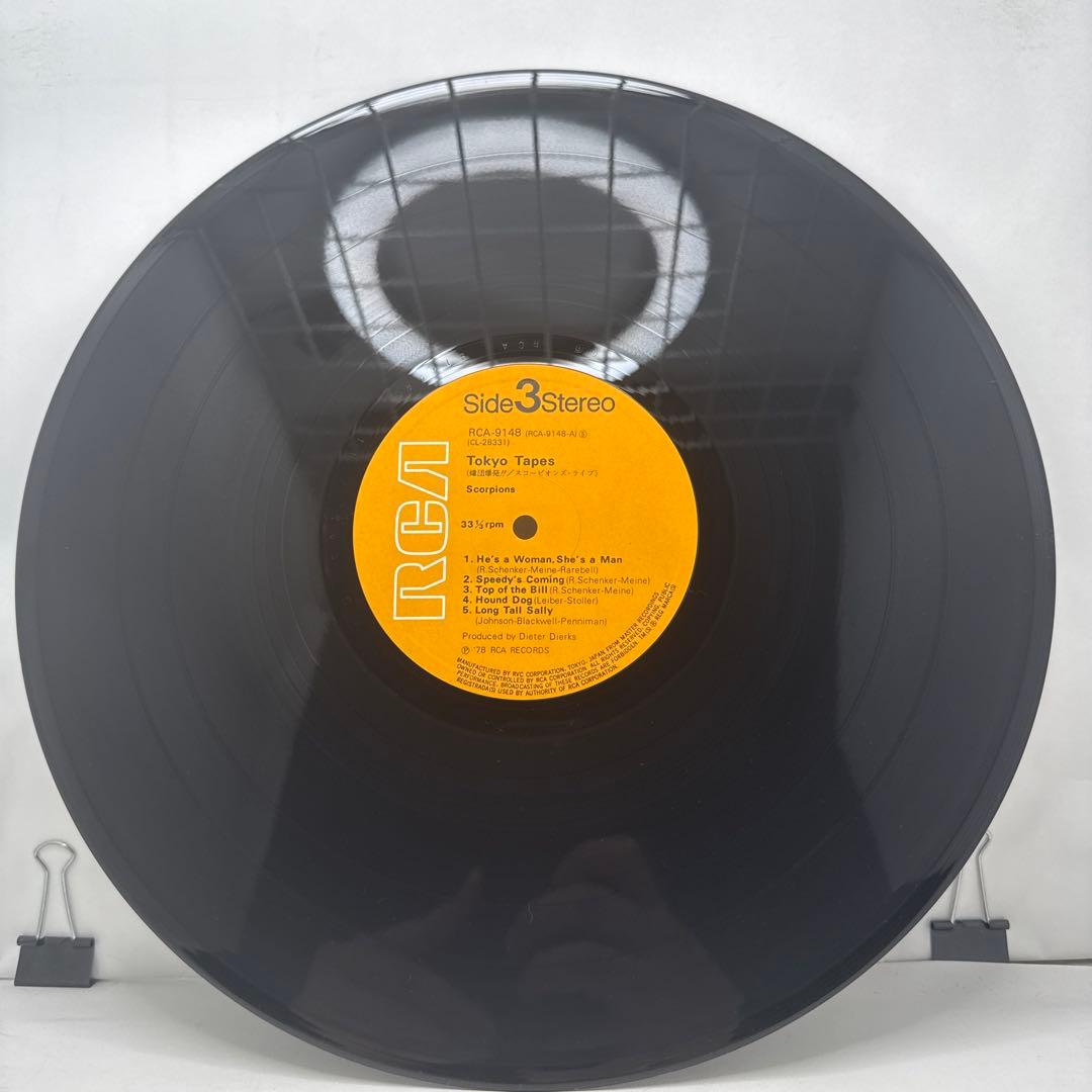 Scorpions Tokyo Tapes 2LP Vinyl Record Japan 1978 Live Original w/ Obi