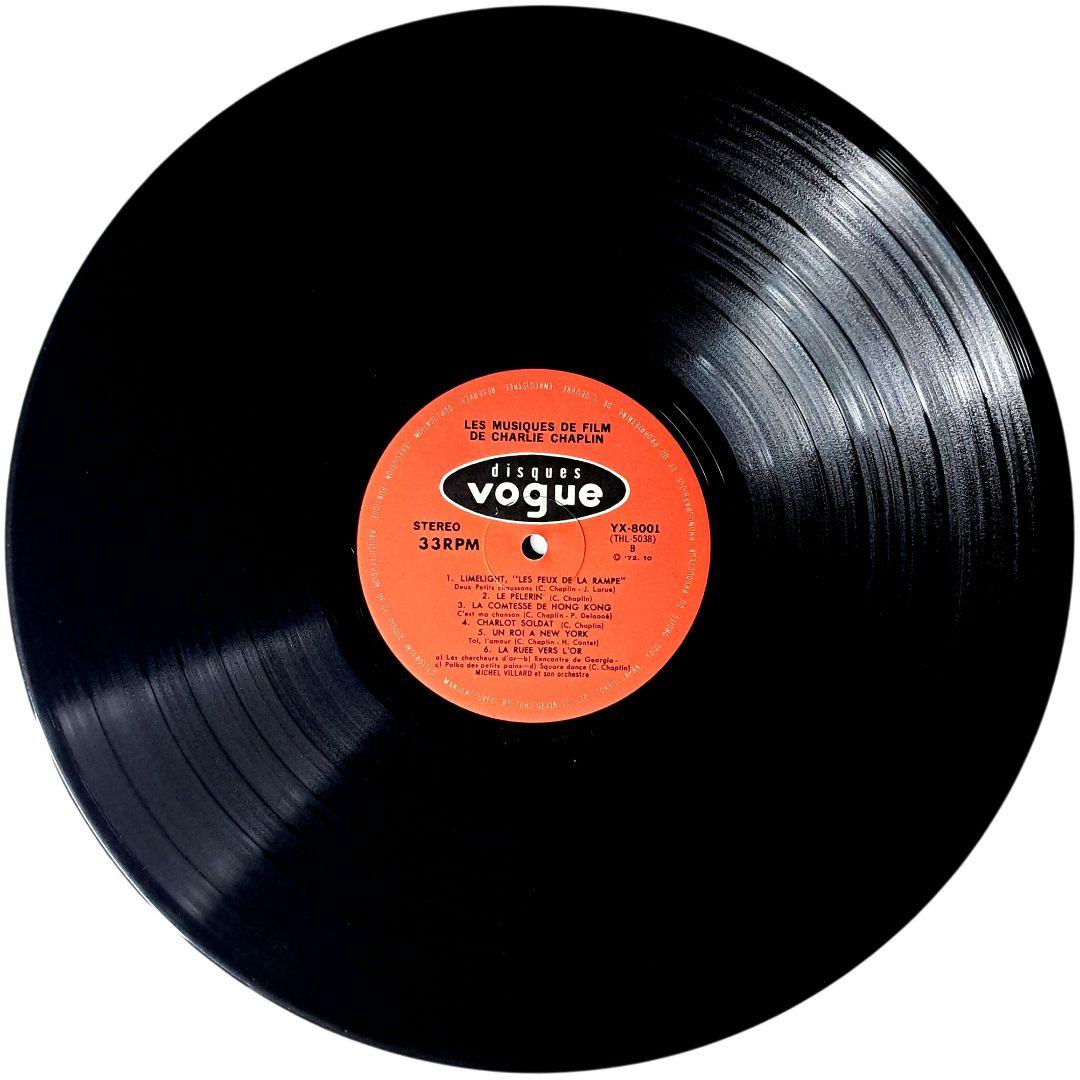 Michel Villard - Viva! Chaplin LP 1972 Japan Vogue Stereo Movie Soundtrack