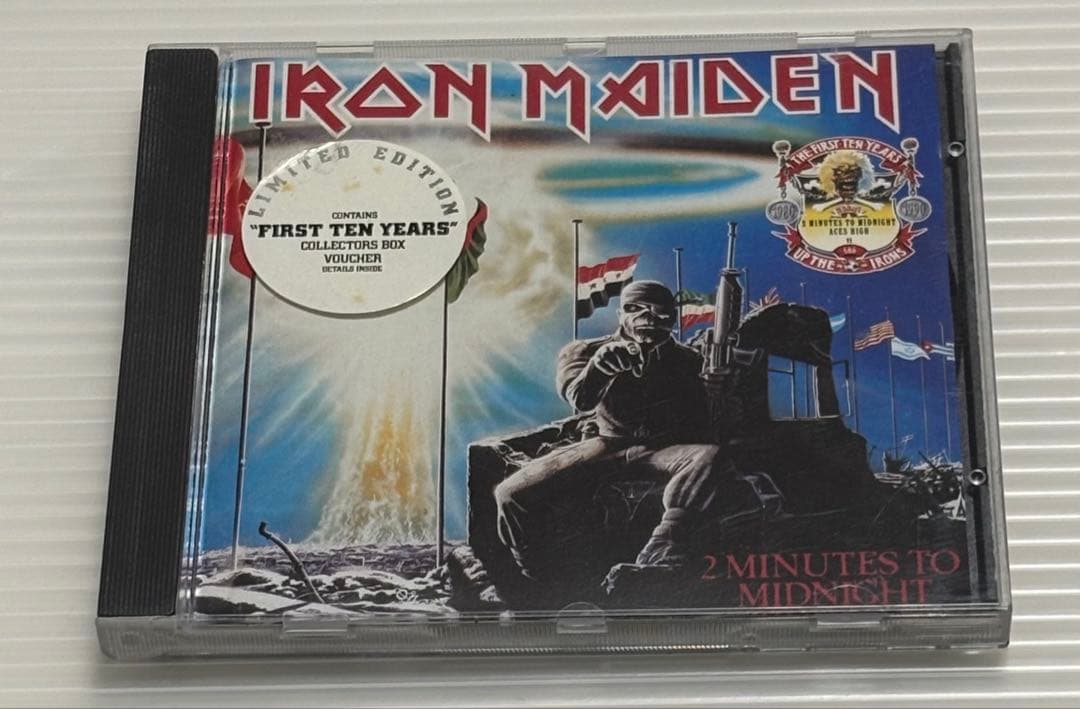Iron Maiden - 2 Minutes To Midnight CD Single First Ten Years Limited Edition