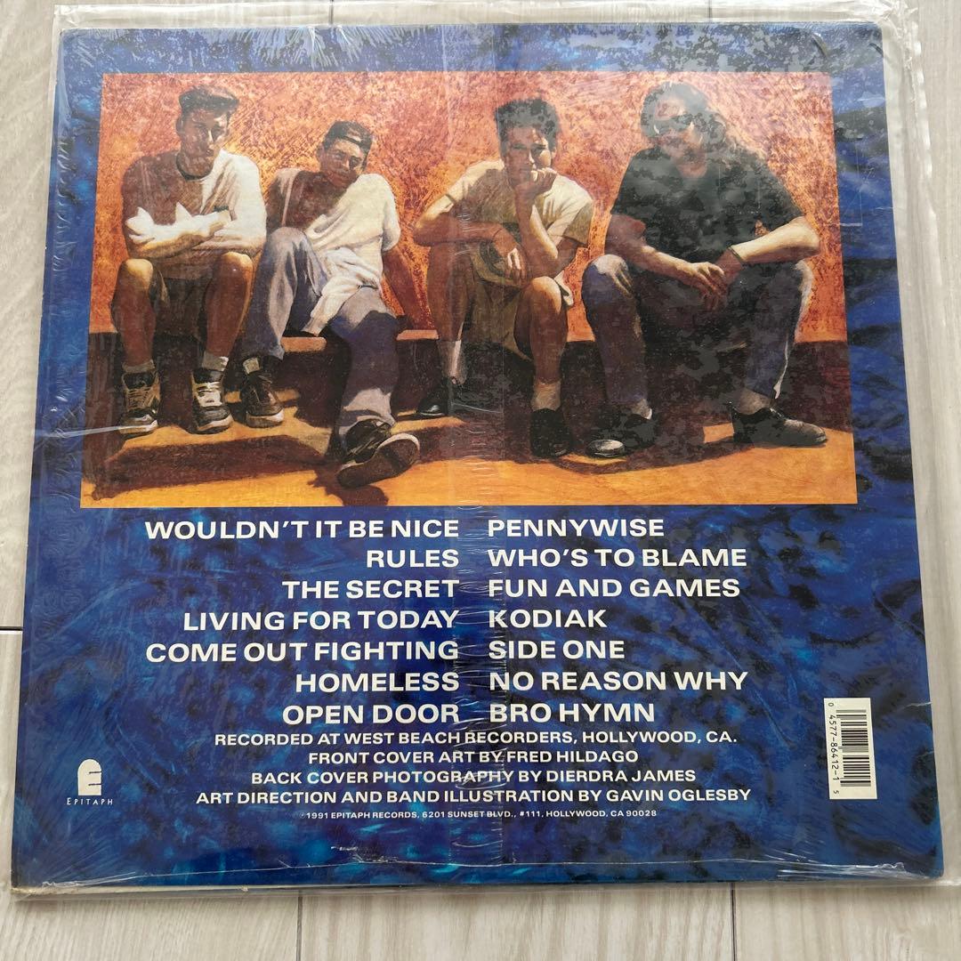 Pennywise - Pennywise LP Vinyl Album (1991 Epitaph) Hardcore Punk