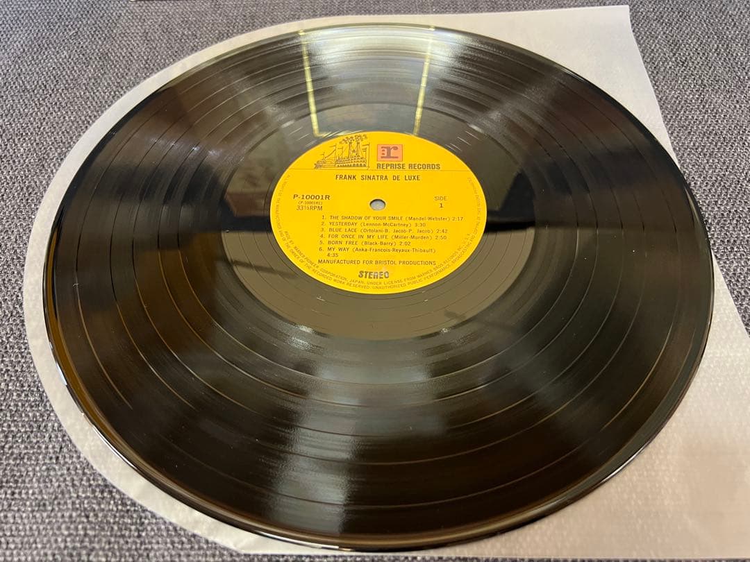 Frank Sinatra - Deluxe LP Vinyl Record, Japan Pressing, Obi Strip, Early Press