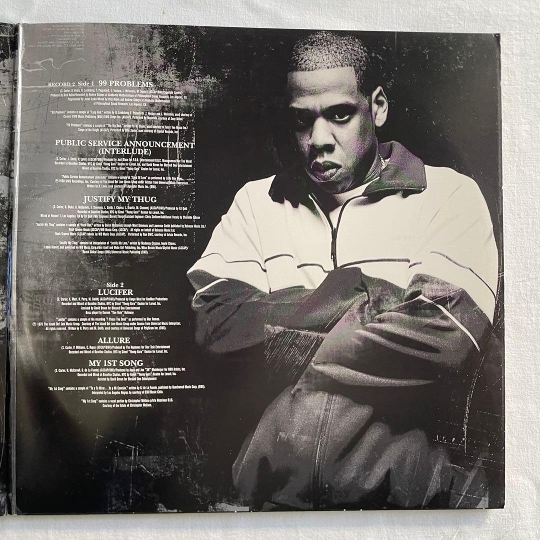 Jay-Z - The Black Album 2LP Vinyl Record 2003 Roc-A-Fella Hip Hop Classic