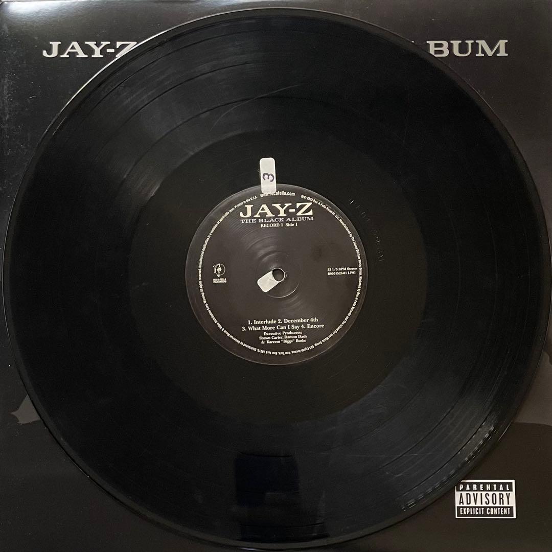 Jay-Z - The Black Album 2LP Vinyl Record 2003 Roc-A-Fella Hip Hop Classic