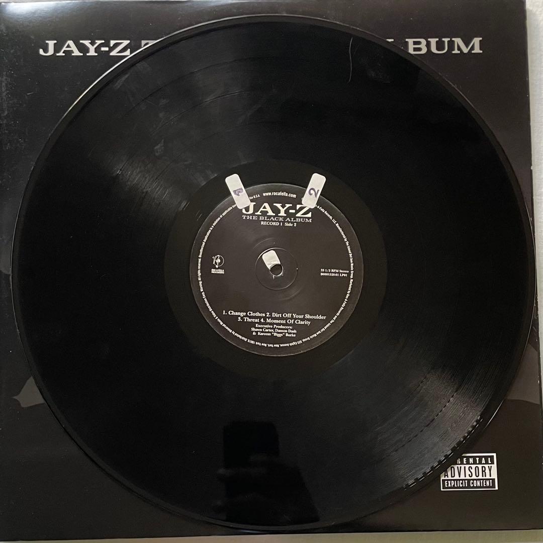 Jay-Z - The Black Album 2LP Vinyl Record 2003 Roc-A-Fella Hip Hop Classic