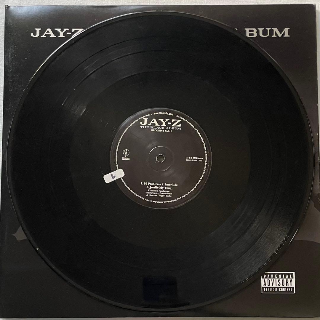 Jay-Z - The Black Album 2LP Vinyl Record 2003 Roc-A-Fella Hip Hop Classic