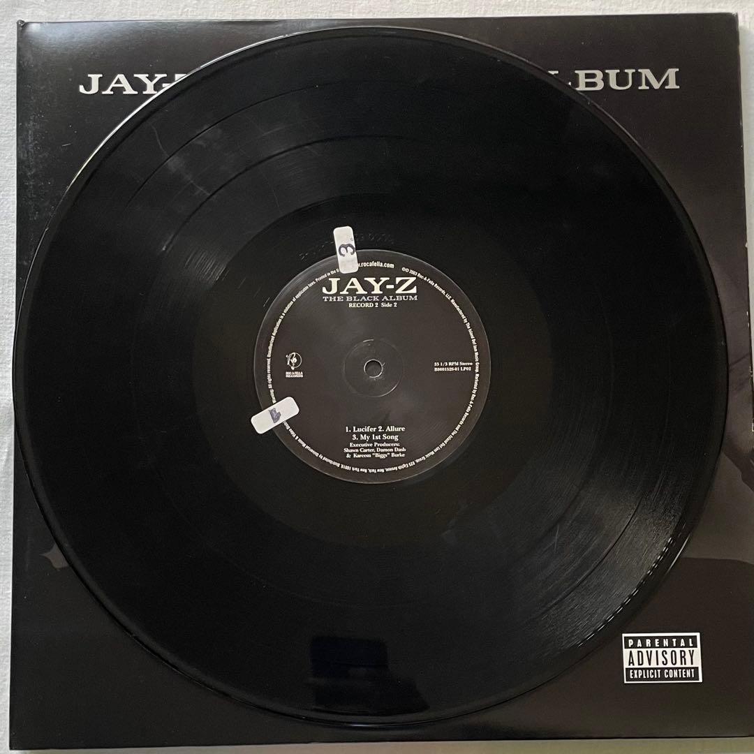 Jay-Z - The Black Album 2LP Vinyl Record 2003 Roc-A-Fella Hip Hop Classic