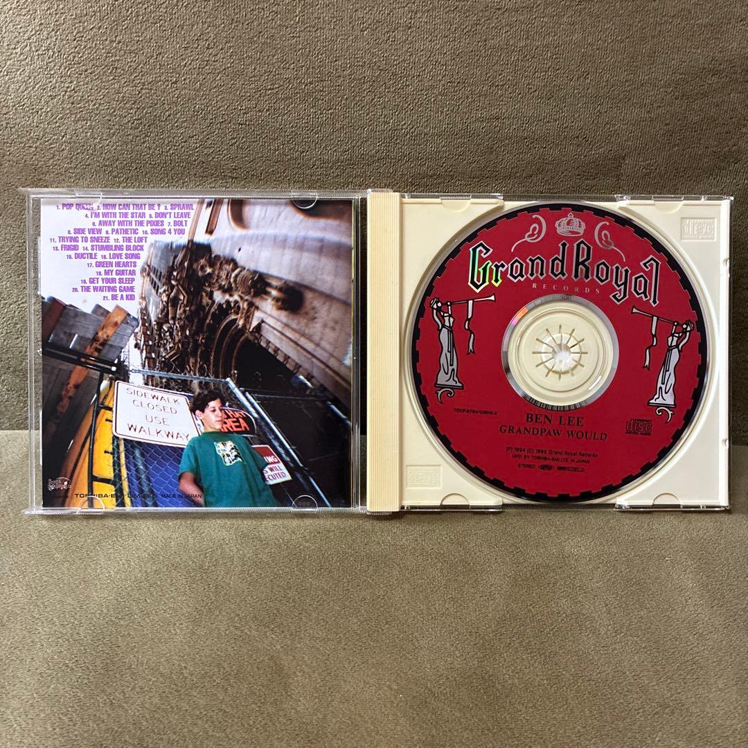 Ben Lee Grandpaw Would CD Japan Press with OBI 1996 Limited Bonus Tracks