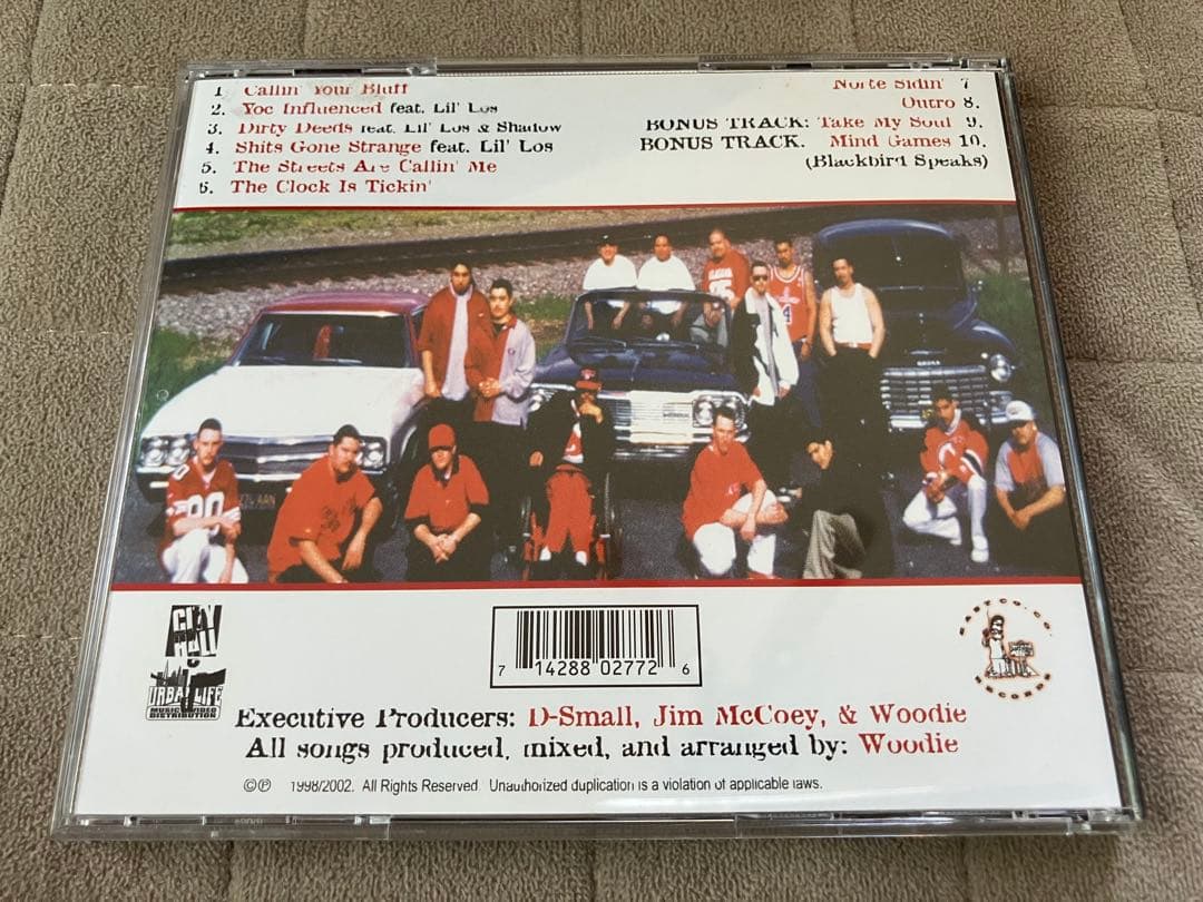Woodie - Yoc Influenced CD Limited Edition with Bonus Tracks West Coast G-Rap