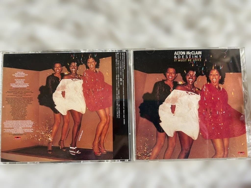 Alton McClain & Destiny - It Must Be Love CD Japan Press with OBI Limited