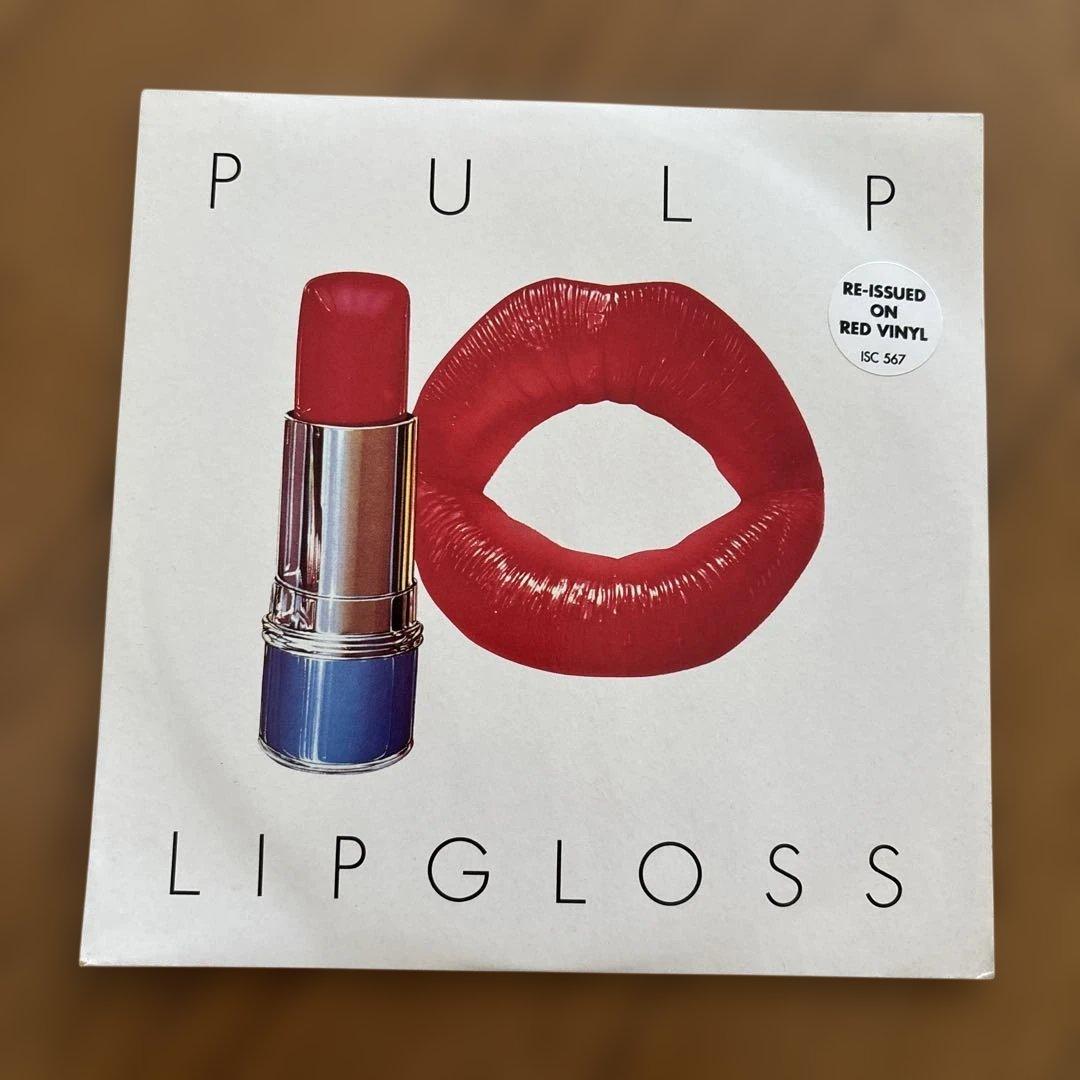 Pulp Lipgloss 7" Vinyl Record Red Vinyl ISC 567 Britpop Classic