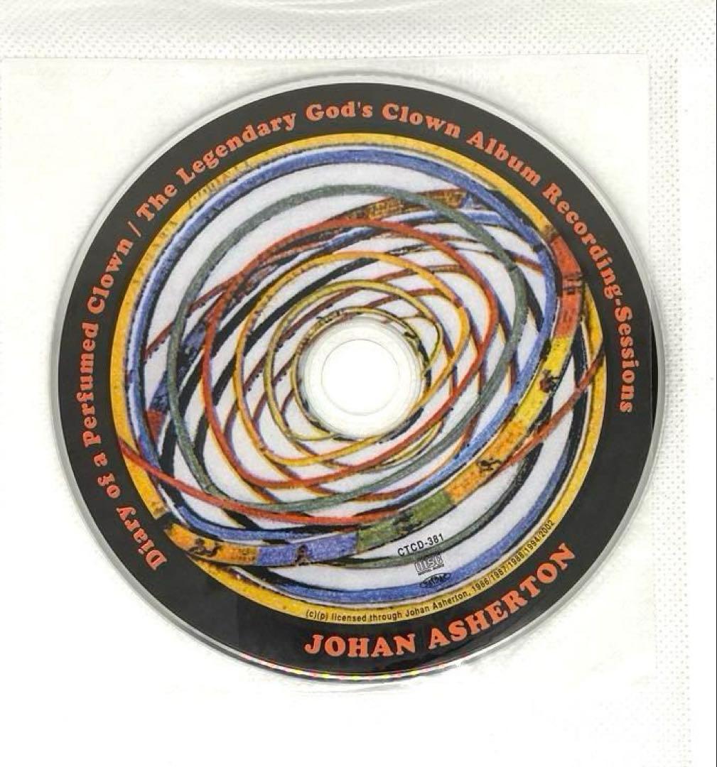 Johan Asherton - Diary of a Perfumed Clown CD Japan Press with OBI Rare