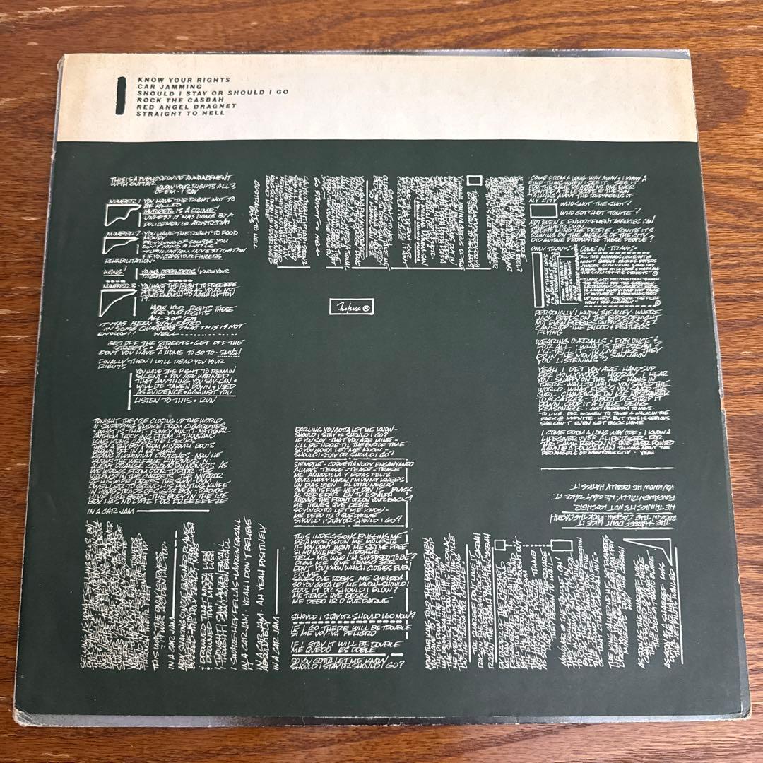 The Clash Combat Rock Vinyl LP 1982 Original Punk New Wave