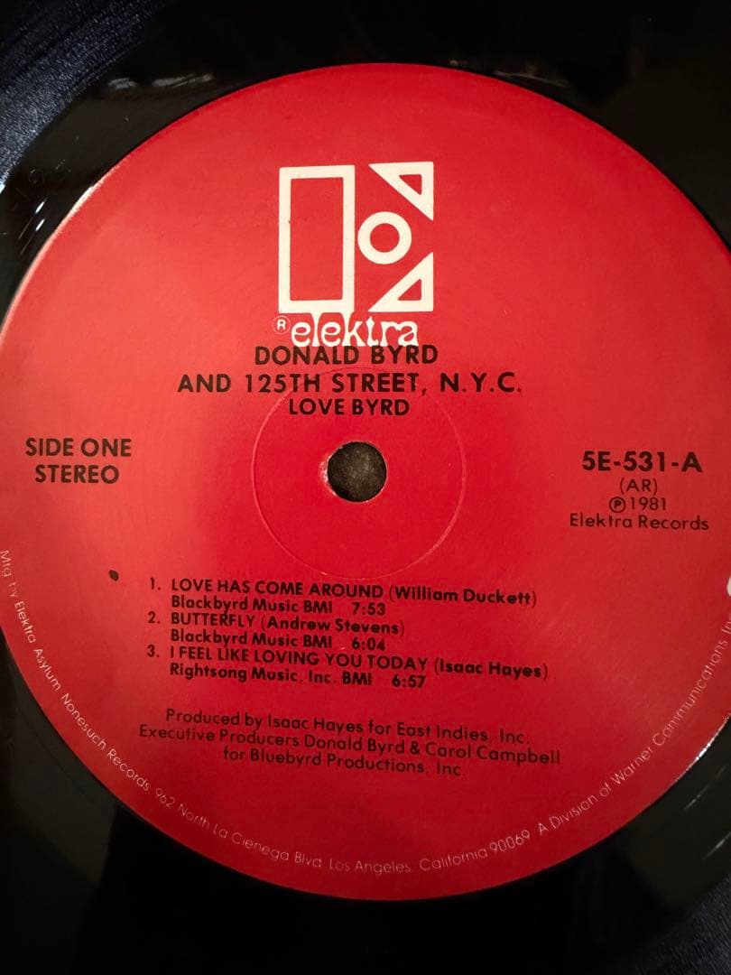 Donald Byrd & 125th Street, N.Y.C. - Love Byrd LP 1981 US Original Jazz Funk