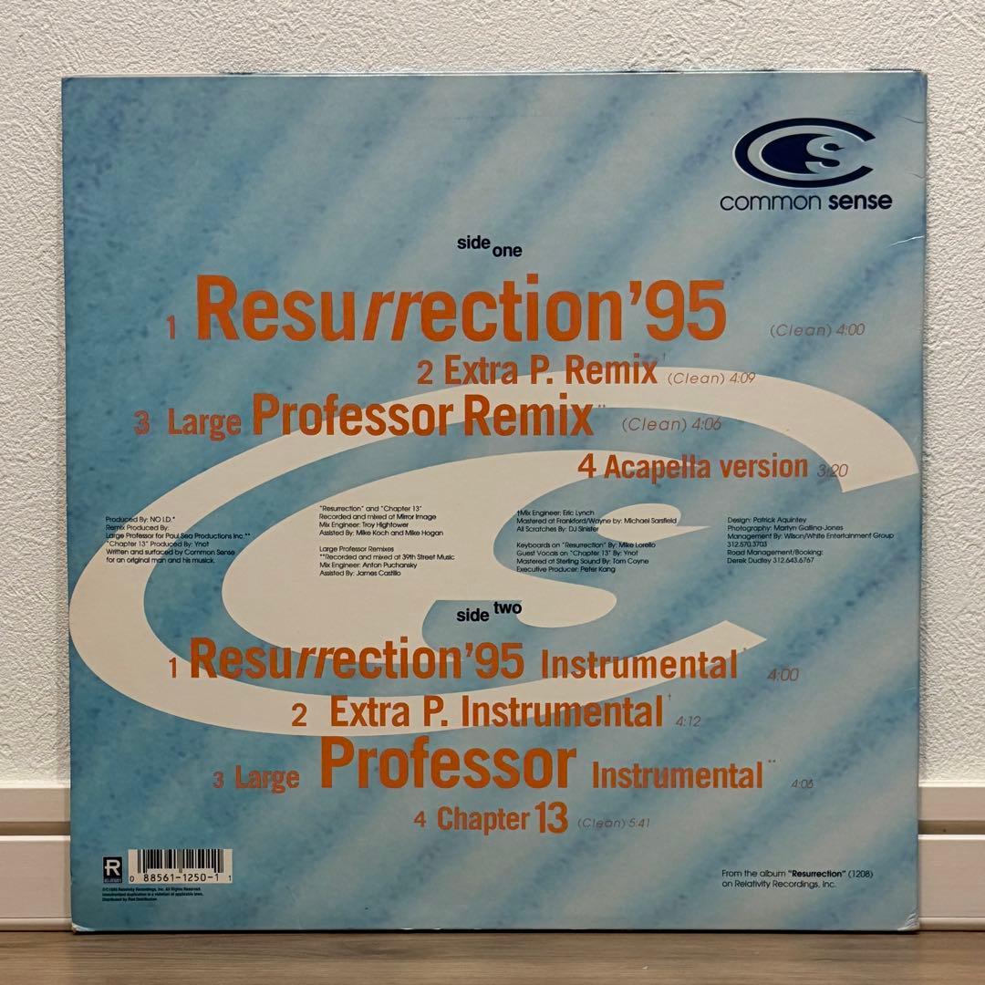 Common Sense Resurrection '95 12" Vinyl Original US Hip Hop Relativity Records
