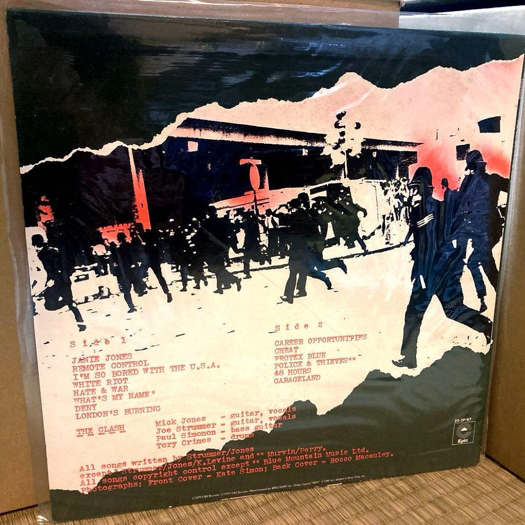 The Clash LP Record Orange Label 1980s Used Vinyl Collector's Edition | Japansoundstore